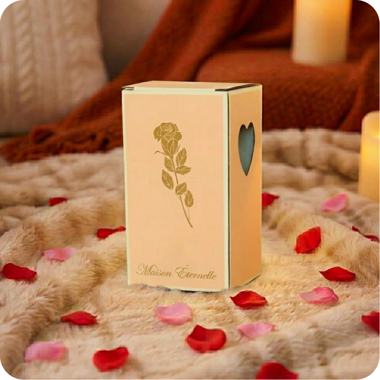 Rose éternel cristallisé