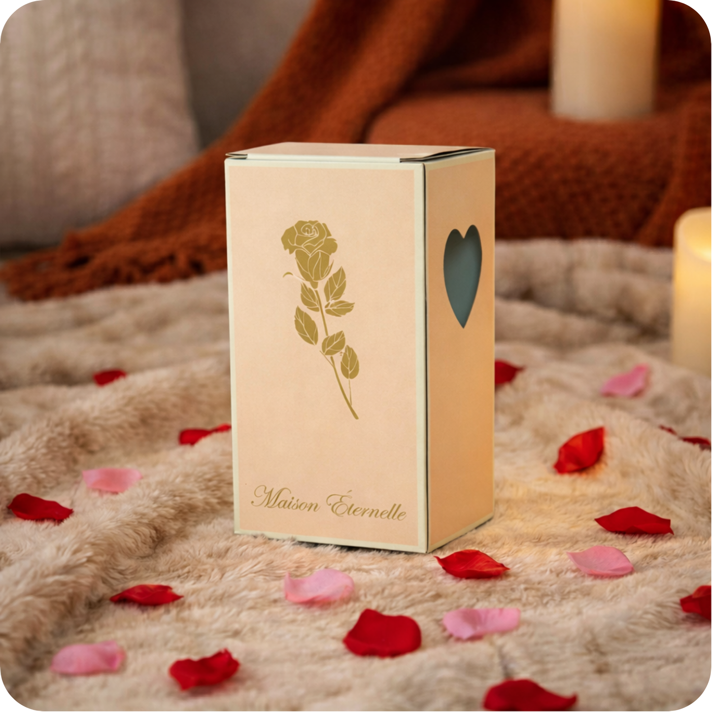 Rose Éternelle cristallisée