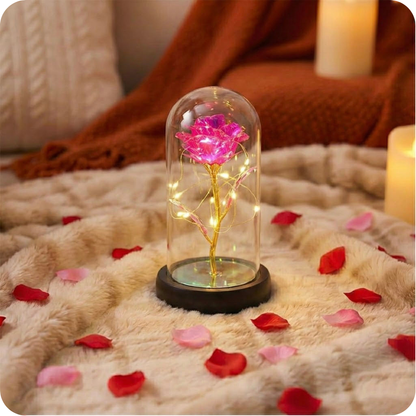 Rose éternel cristallisé