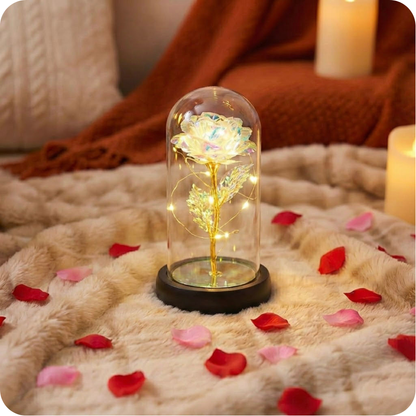 Rose éternel cristallisé