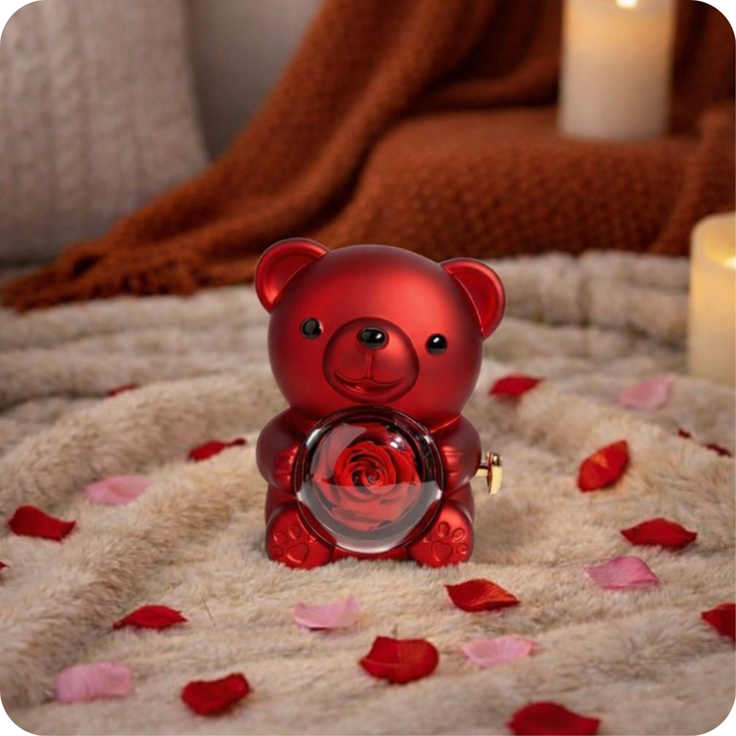 Ours Éternel Avec Collier