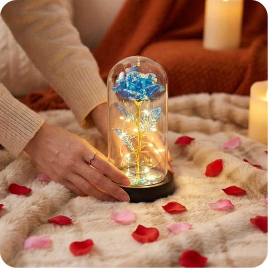 Rose éternel cristallisé